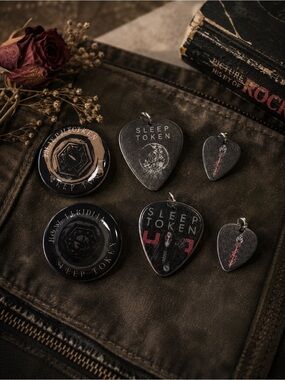 Sleep Token Pins Picks Button Lot Band Merch Metal Rock Goth Badge Charm Lot